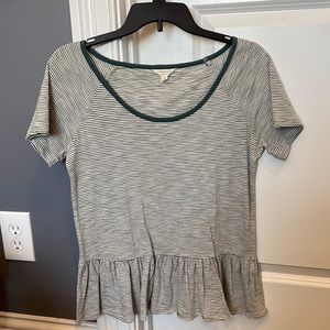 Lucky brand women peplum top. Size XS